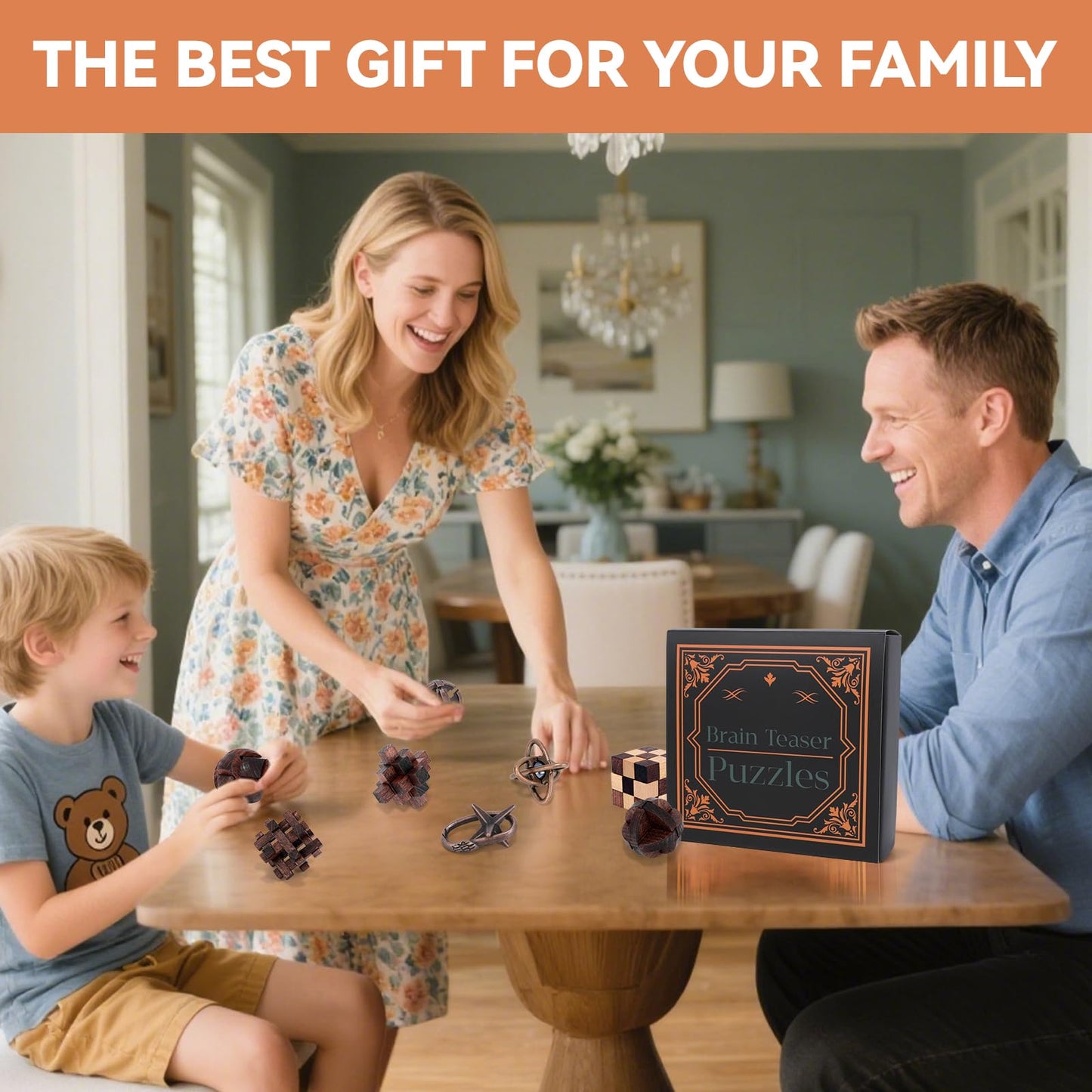 Mytothfy 8 Pcs Brain Teaser Puzzles – 3D Metal Interlocking Puzzles for Adults & Teens