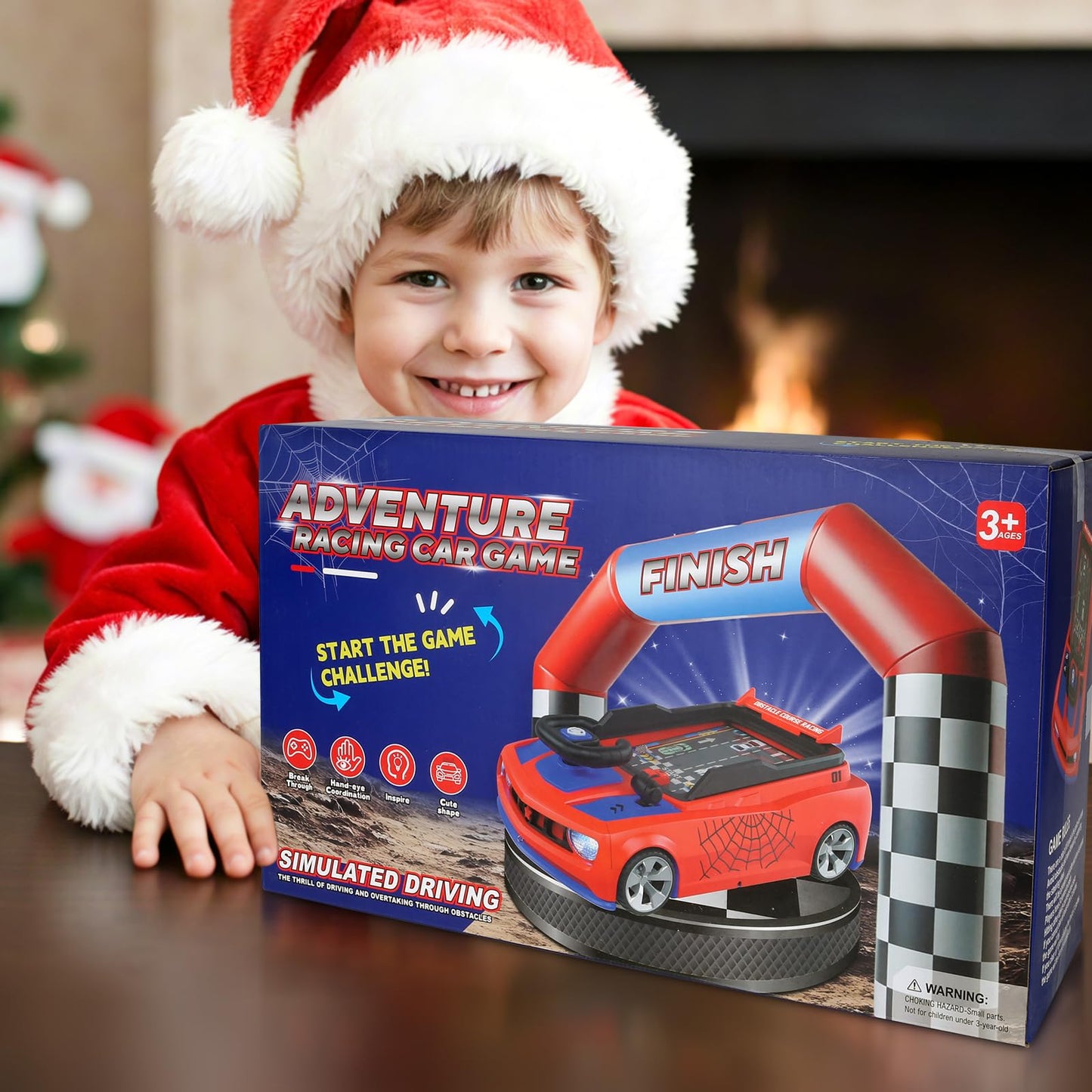 Mytothfy Musical Steering Wheel Toy – Realistic Racing Car for Toddlers (Sound and Light, Ages 3+)