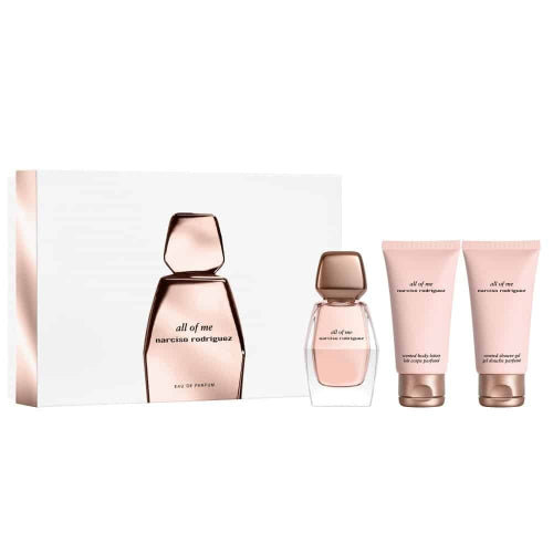 Narciso Rodriguez All Of Me Gift Set 50ml EDP + 50ml Body Lotion + 50ml Shower Gel Women's Fragrance