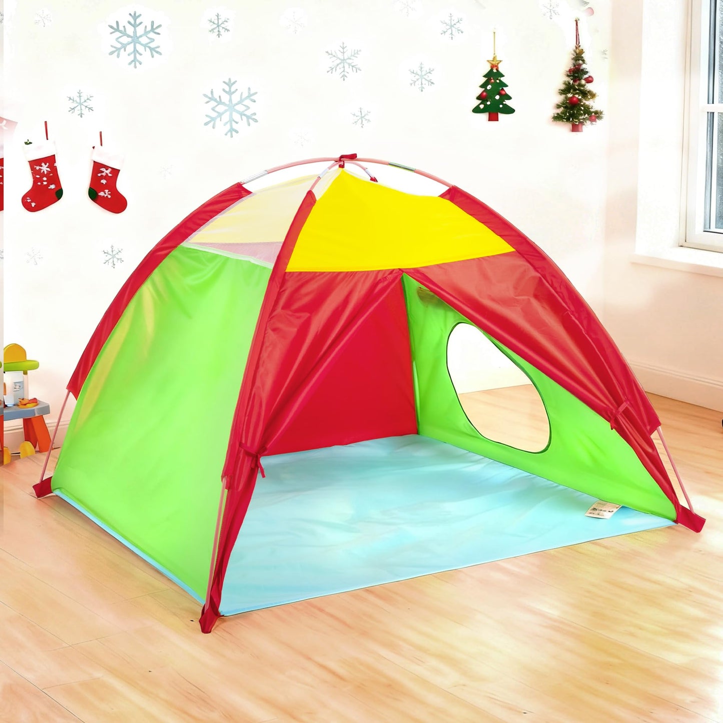 NARMAY Toddler Play Tent - Colorful Dome for Indoor & Outdoor Fun | 45x45x34 in