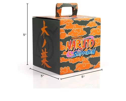 Just Funky Naruto Shippuden Konoha Looksee Box | 5 Themed Collectibles | Naruto Toys & Accessories