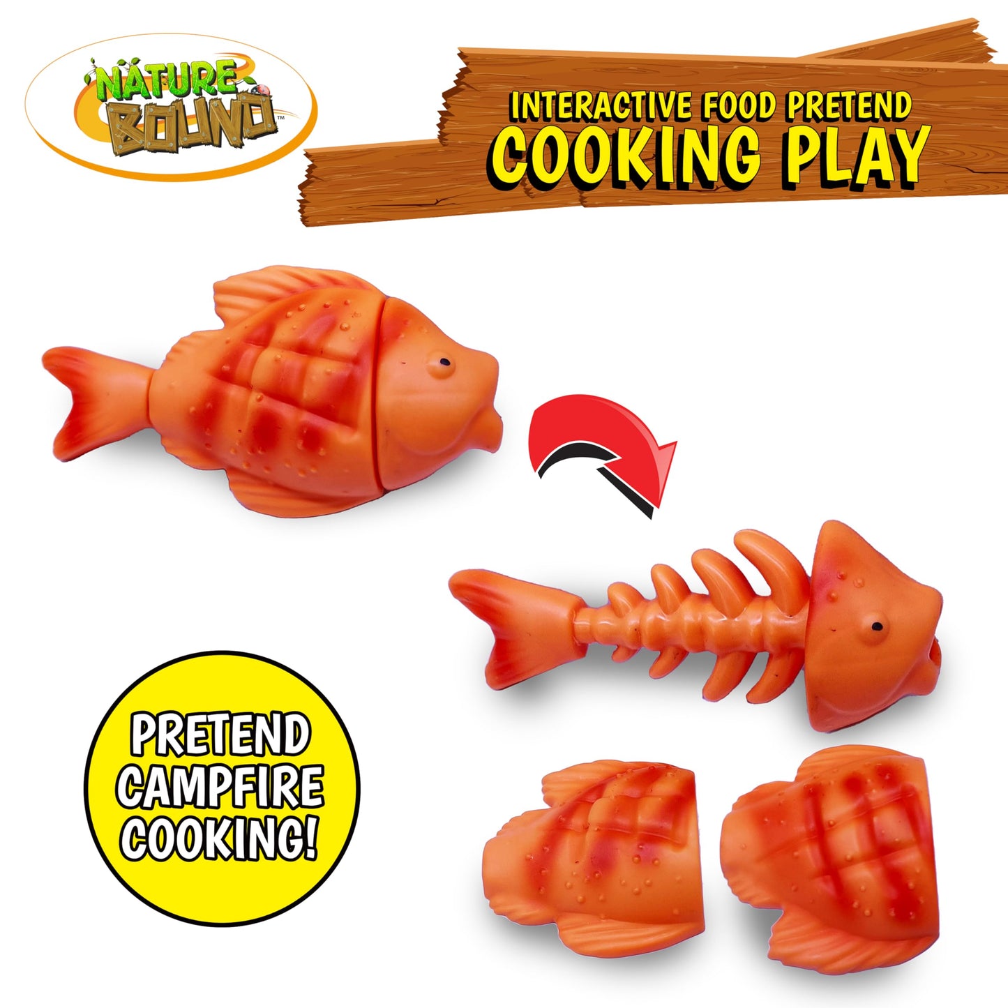 Nature Bound Kids Camping Playset – Light-Up Campfire Toy for Indoor & Outdoor Adventures