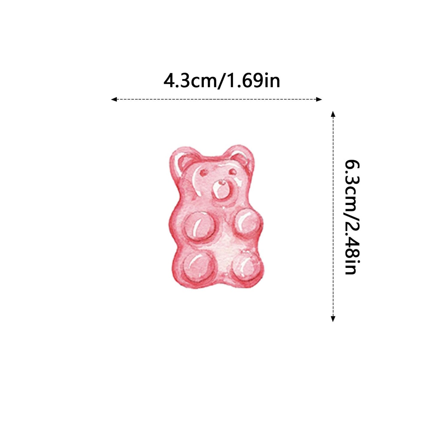 NBHJDKD 100Pcs Silver Lucky Girly Stickers – Y2K Downtown Vinyl Pack