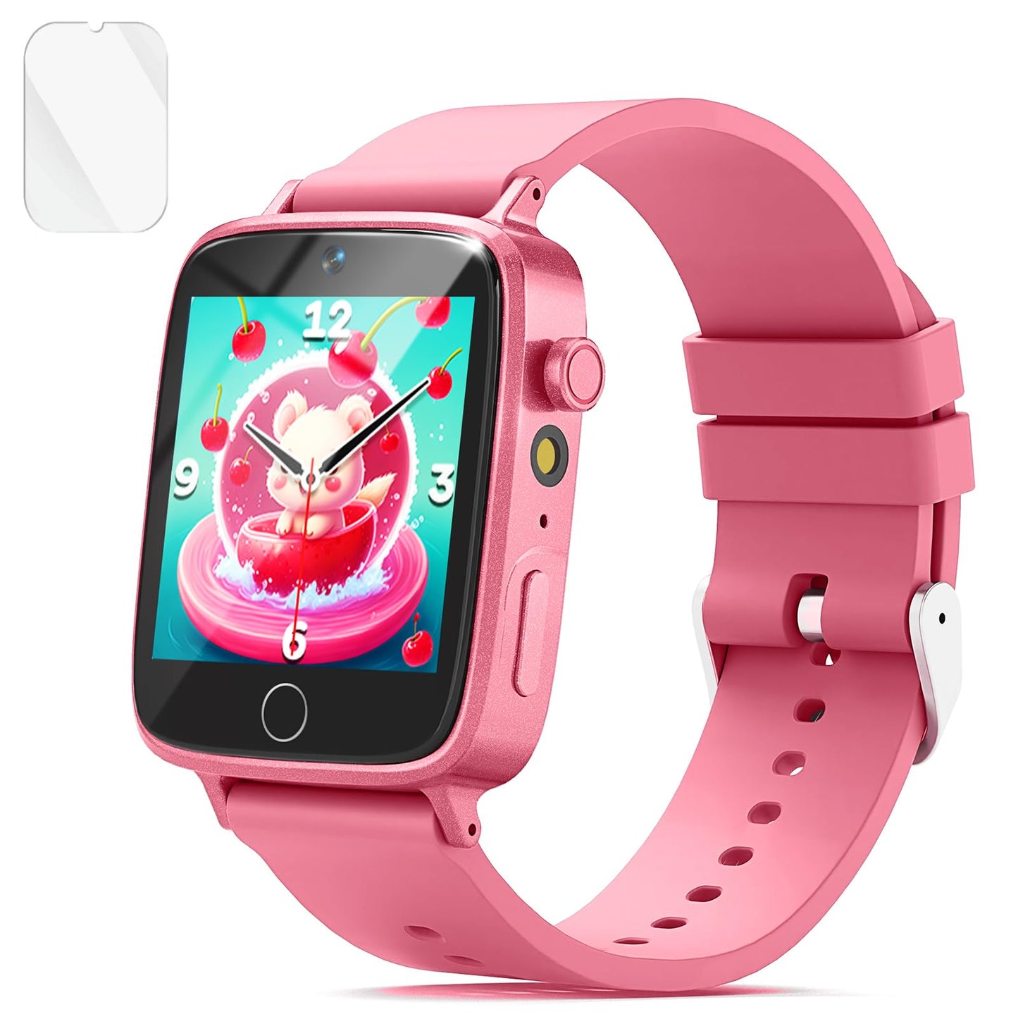 NBKLS Kids Smart Watch Girls – 26 Games, Camera, Pedometer, Touch Screen