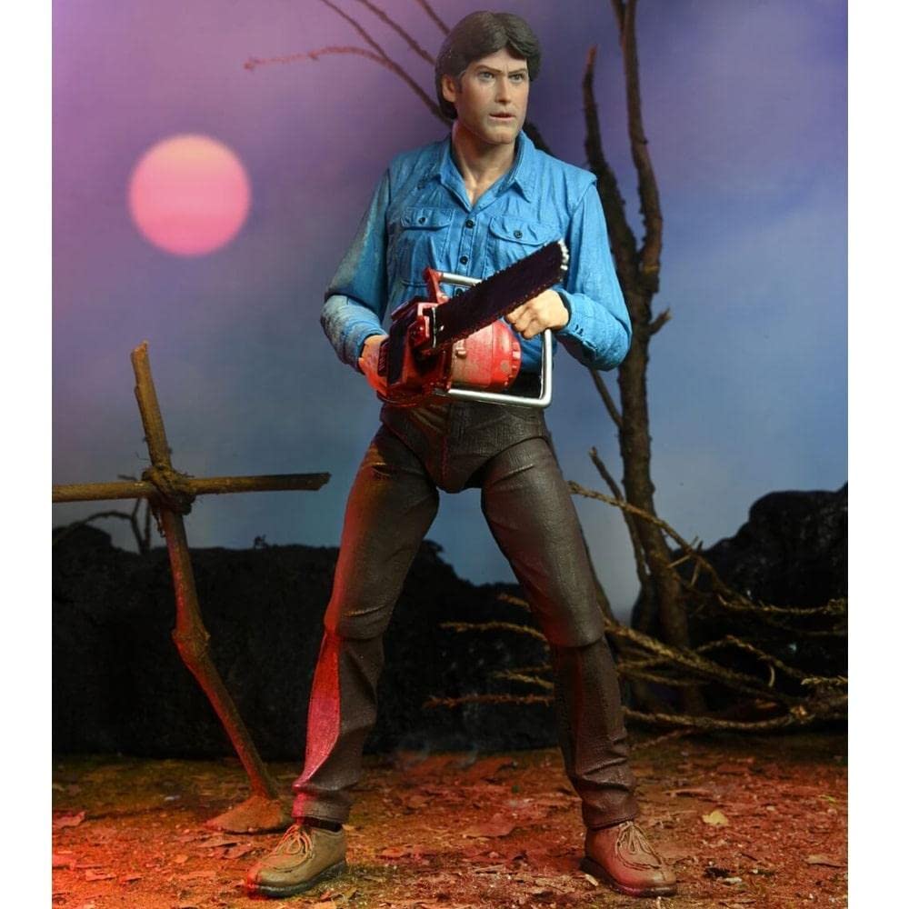 NECA Evil Dead 40th Anniversary Ultimate Ash 7-Inch Figure | Collectible Action Figure