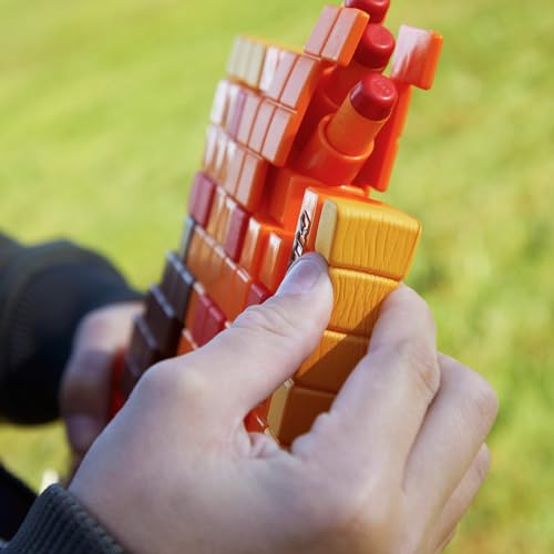 Nerf Minecraft Firebrand Axe – Dart-Blasting Toy with 3-Dart Capacity (No Batteries)