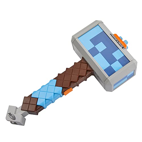 Nerf Minecraft Stormlander Hammer – Dart-Blasting Blaster (3 Darts, Amazon Exclusive)
