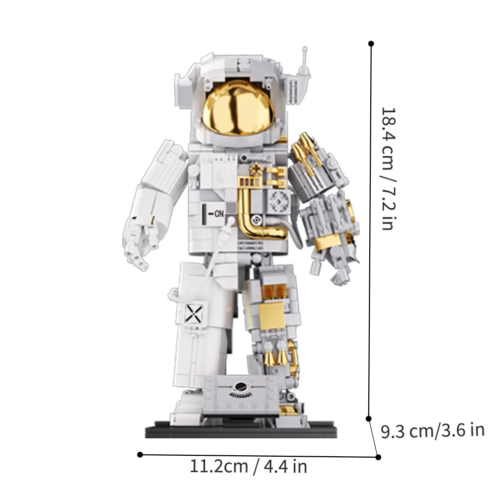 NETEHU Space Astronaut Building Block Set – 880 Pieces, Gift for Ages 6-14 & Adults