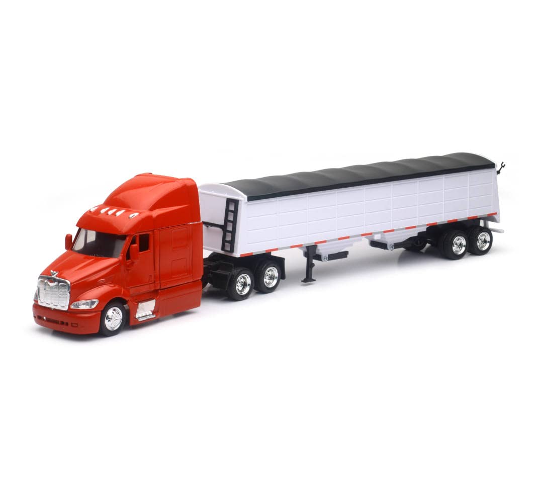 NewRay 1:43 Peterbilt 387 Grain Hauler Die-Cast Model – Open Doors