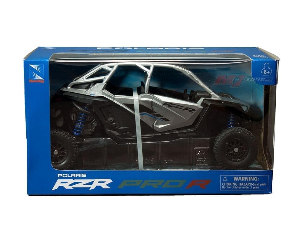 NewRay 1:18 Scale Toy RZR Pro R4 Matte Heavy Metal | Die-Cast Off-Road Model