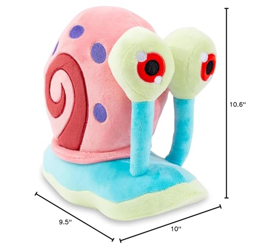 Nickelodeon SpongeBob Gary The Snail 10-Inch Collector Plush — Large Soft Stuffed Animal