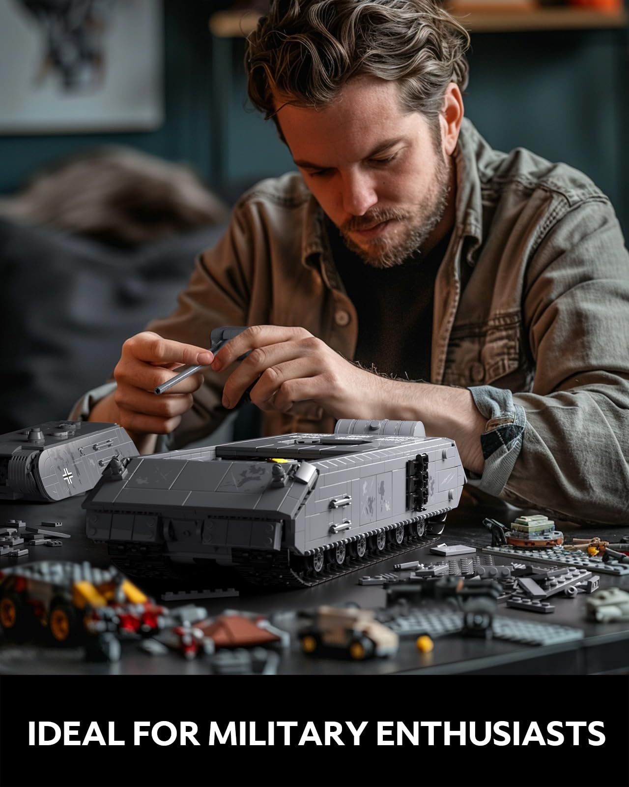 Nifeliz Maus Tank Building Model – WW2 Panzer VIII for Adults | Collectible Army Display (NF10289)