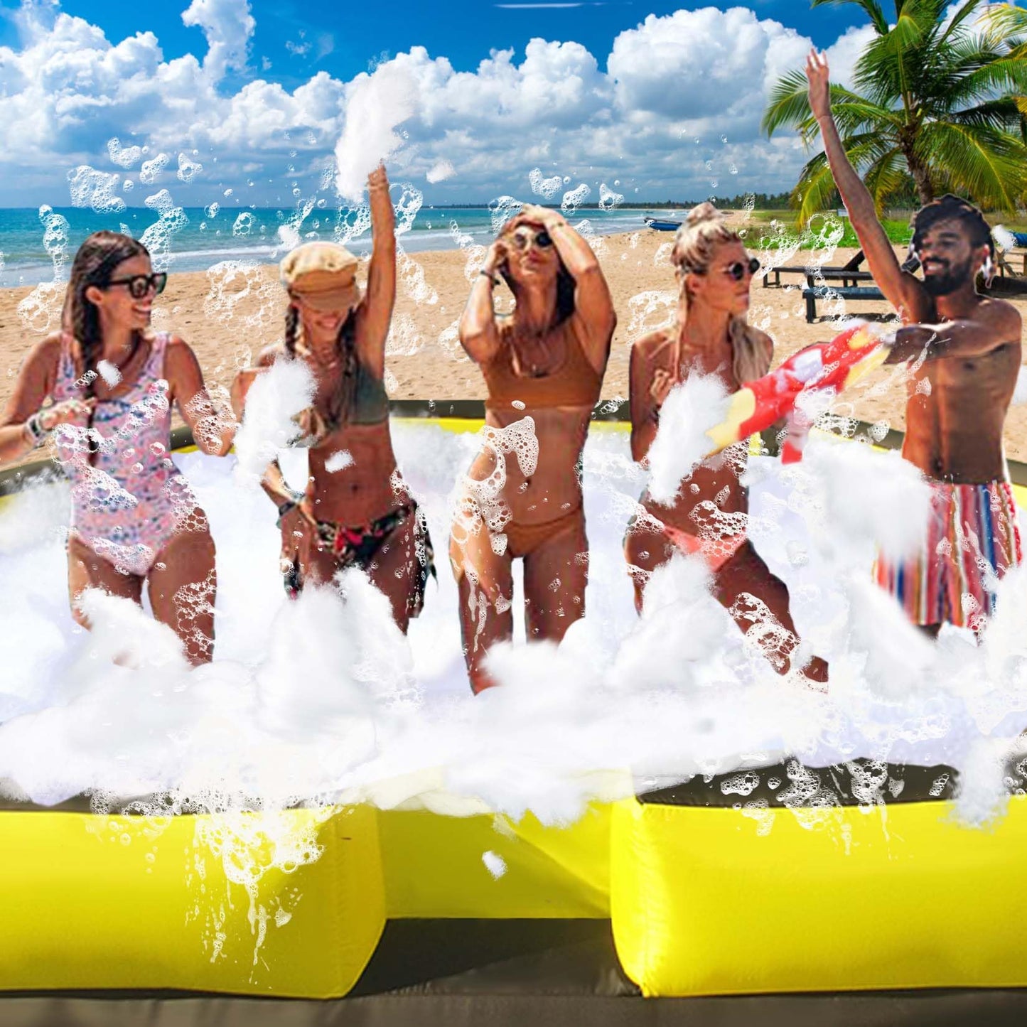 Ninghaovov 17FT Gaga Ball Pit – Portable Inflatable with Blower for Indoor & Outdoor Fun