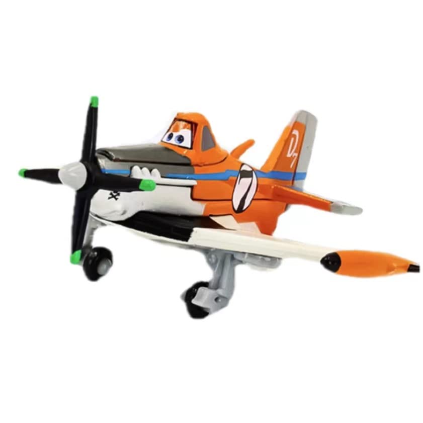 Niorcls Planes No.7 New Dusty Crophopper 1:55 Diecast Plane – Fire & Rescue Educational Toy