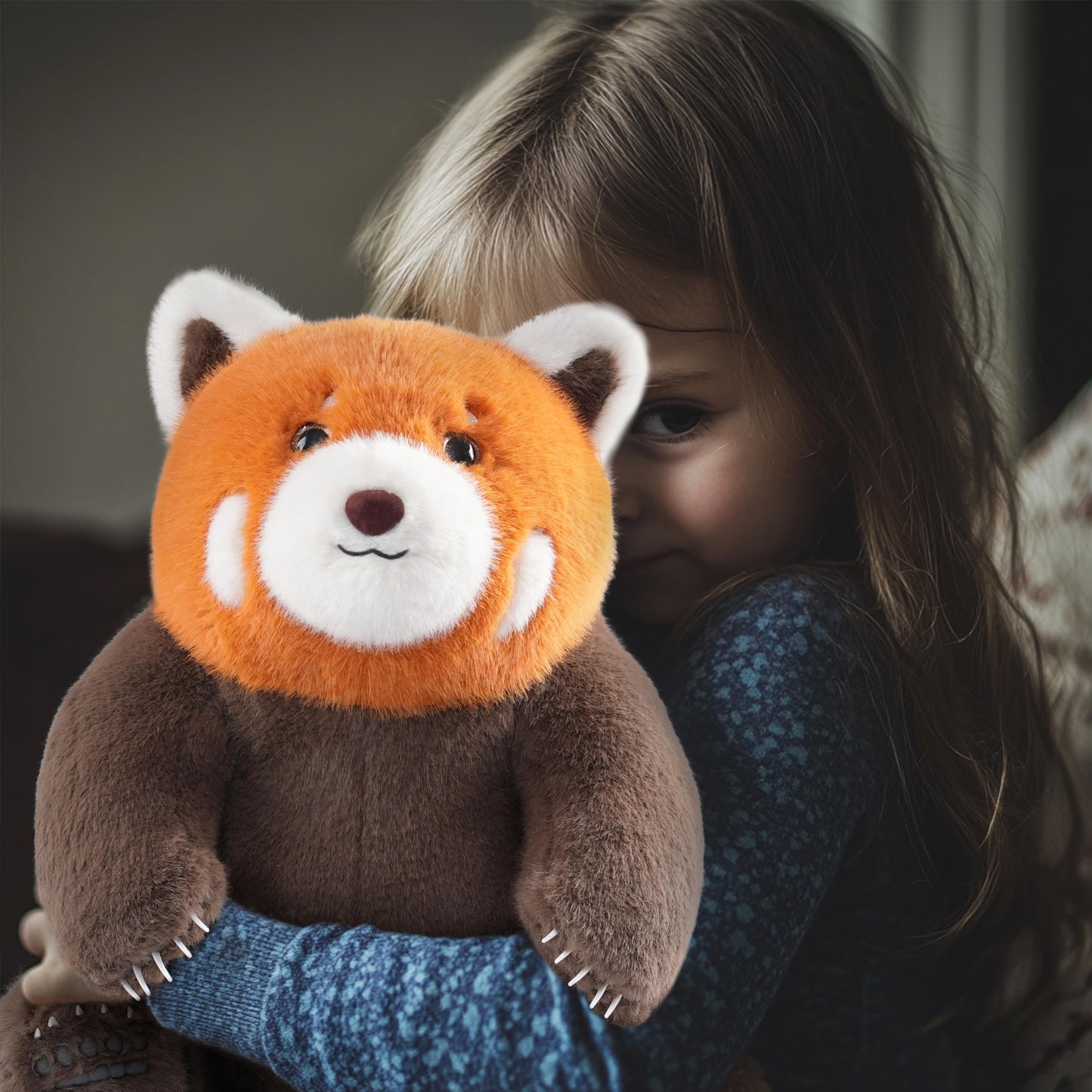 Niuniu Daddy 14-inch Red Panda Weighted Plush – 3.5 lb Huggable Pillow & Decor
