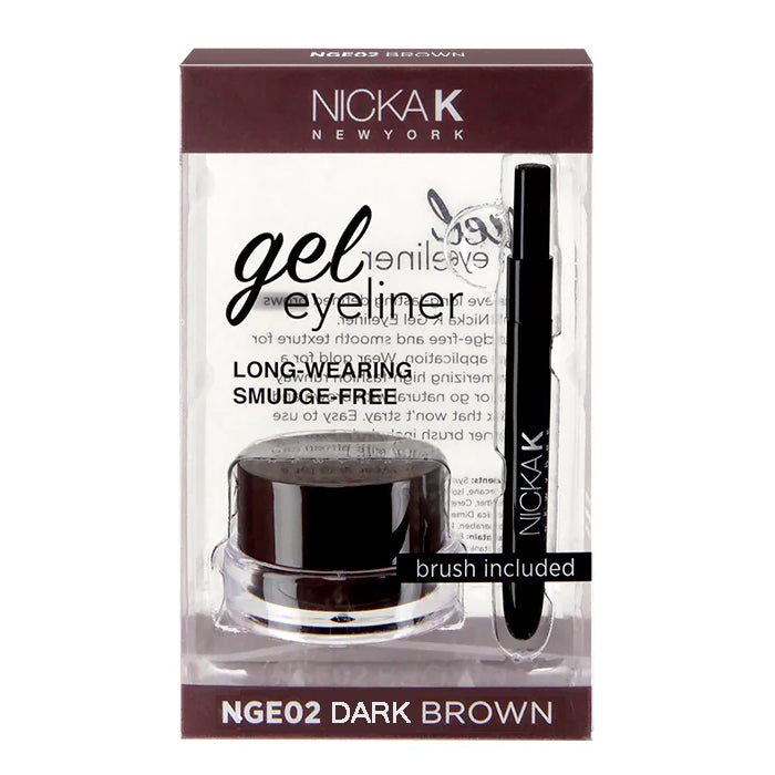 Nicka K New York Gel Eyeliner Intense, Long-Lasting Lines for Defined Eyes 3.5 g/0.12 oz
