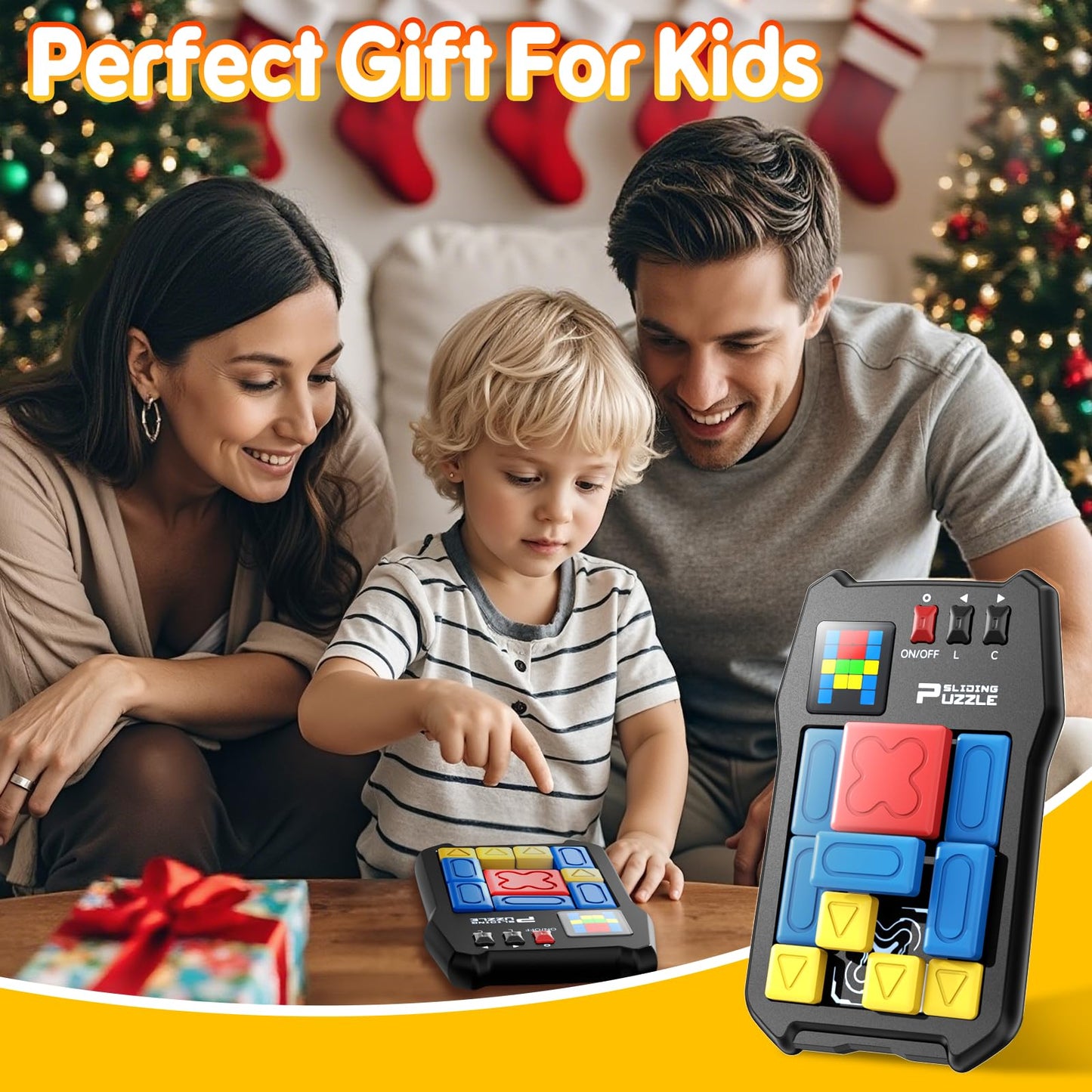 Noltola Super Slide Puzzle Game — 500+ Challenges, Portable Brain Teaser