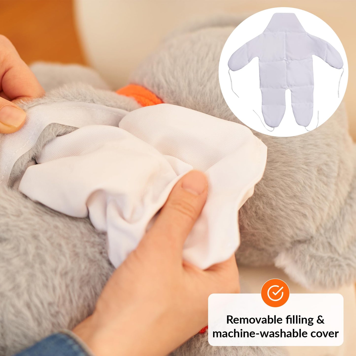 ODOXIA Koala Weighted Plush — 3.1 lb Sensory Plush for Kids & Adults with Carrying Bag