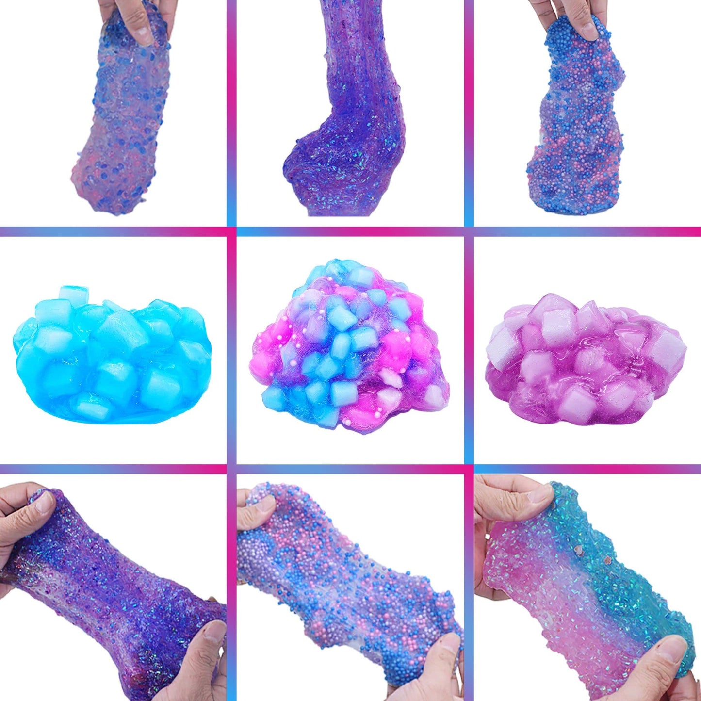 OHIECIHY Unicorn Slime Kit for Girls 4-12 | Butter Slime, Glitter Crunch & Candy Confetti