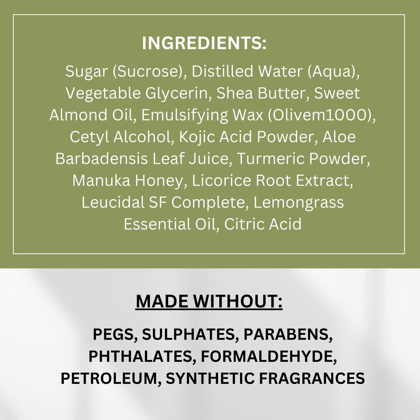 Olahoni Kojic Acid Turmeric & Manuka Honey Sugar Scrub – Exfoliate, Brighten, Hydrate – 18 oz Jar – Made in USA