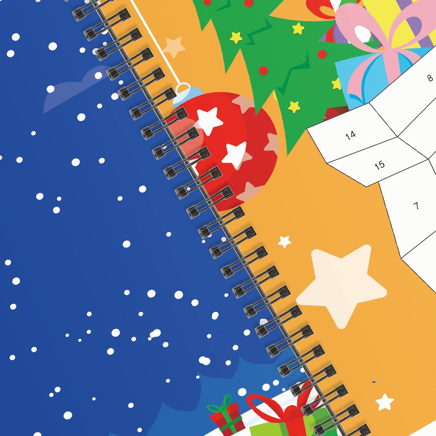 Omgouue 2-Pack Christmas Sticker Paint Books for Kids Ages 4-8 | Elf, Santa, Penguins & More