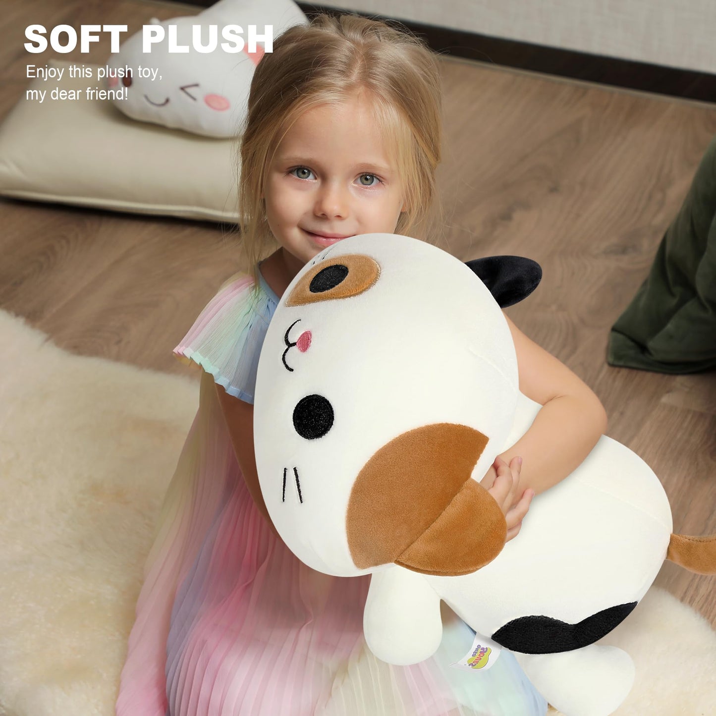 Onsoyours Original Calico Cat Plush - 20 Inch Kitty Plush Toy