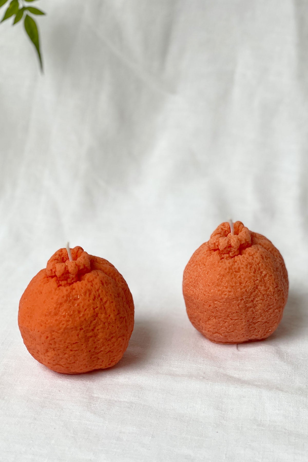 Orange Shaped Candle