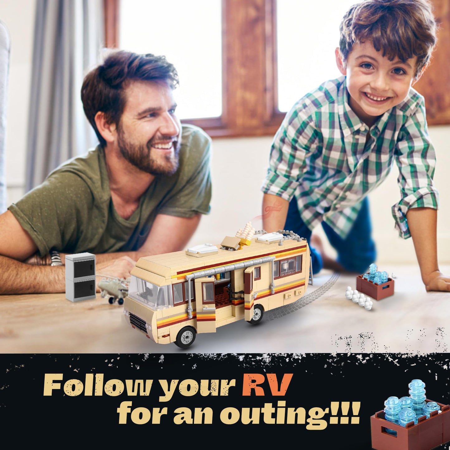 OrbBlaster Rvs for Break Bad Building Set | Upgraded Camper Van Toy for Ages 8-12
