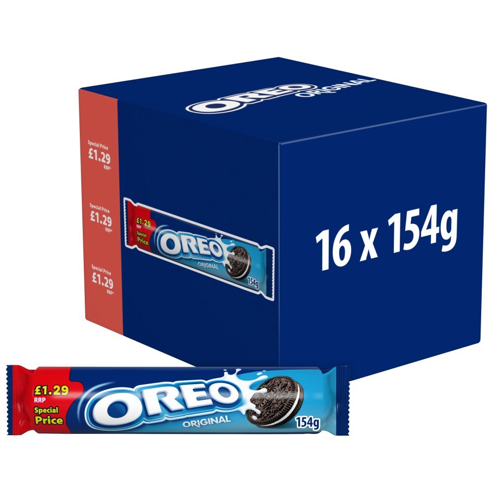 Oreo Original Biscuits PMP 154g (Box of 16)