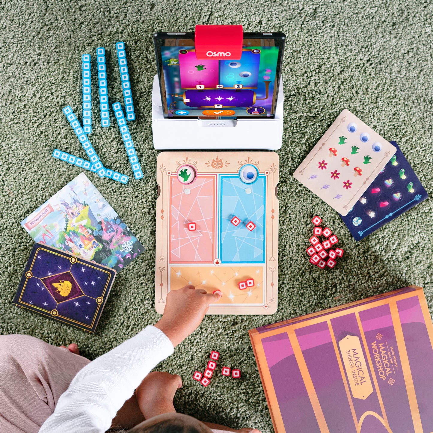 Osmo Math Wizard & The Magical Workshop – Addition & Subtraction STEM Toy for Kids 6-8 (iPad & Fire)
