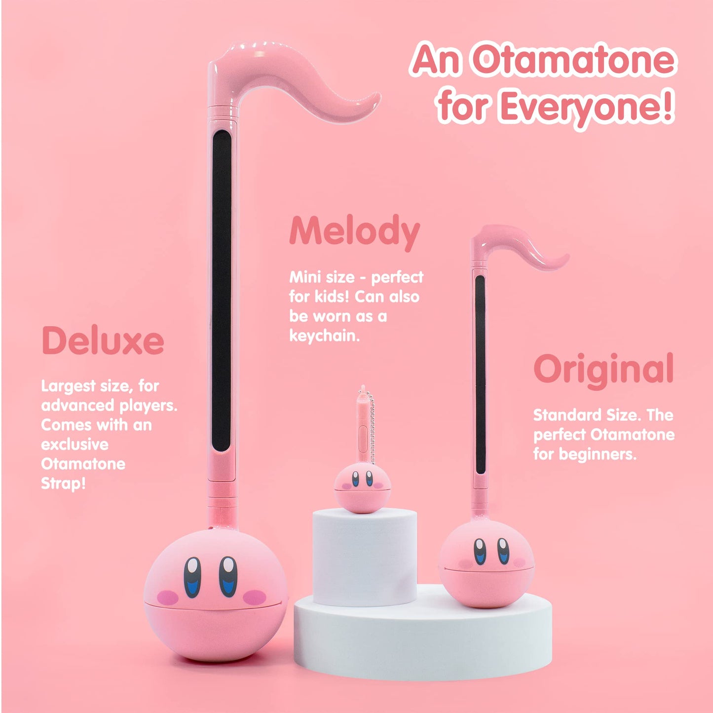 Otamatone Melody Kirby Edition – Special Kirby Toy by Otamatone | Portable Musical Synthesizer