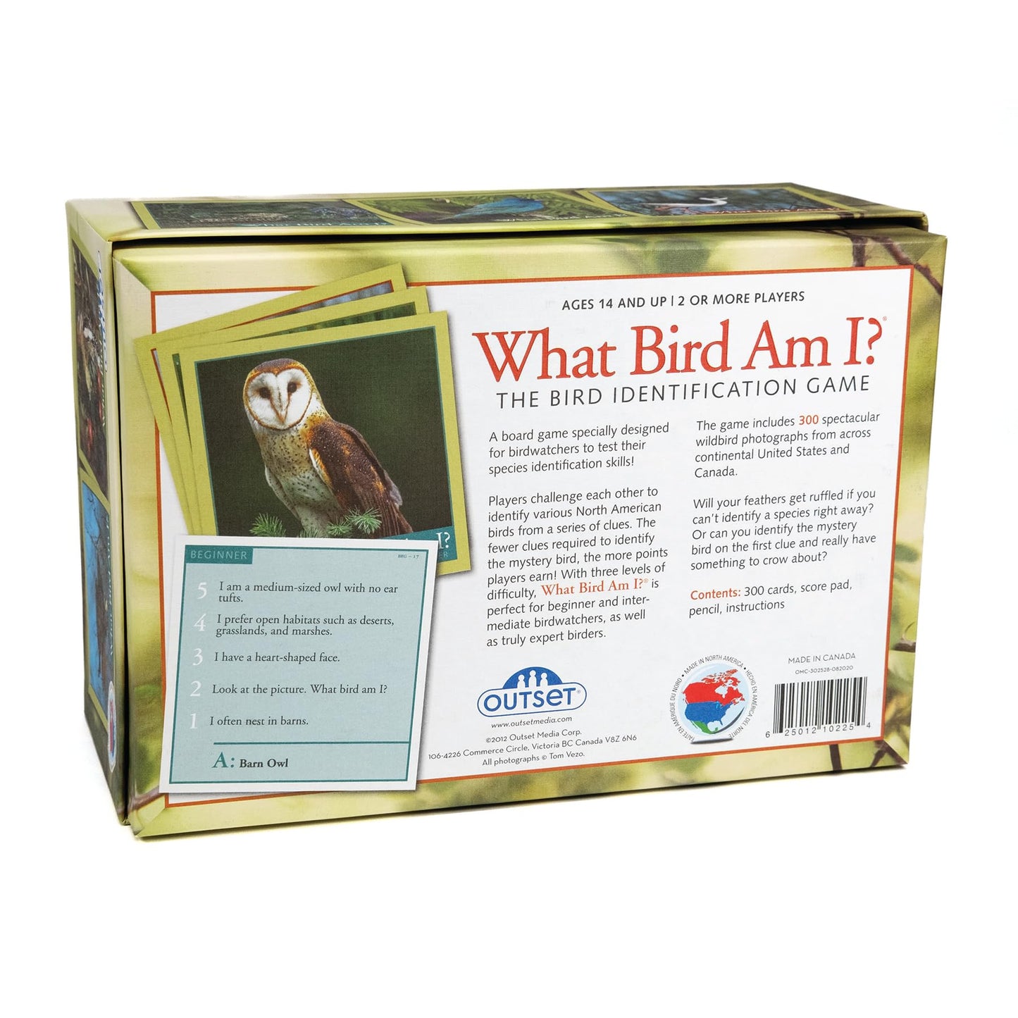 Outset Media What Bird Am I? – Bird Identification Game with 300 Cards (Ages 14+)