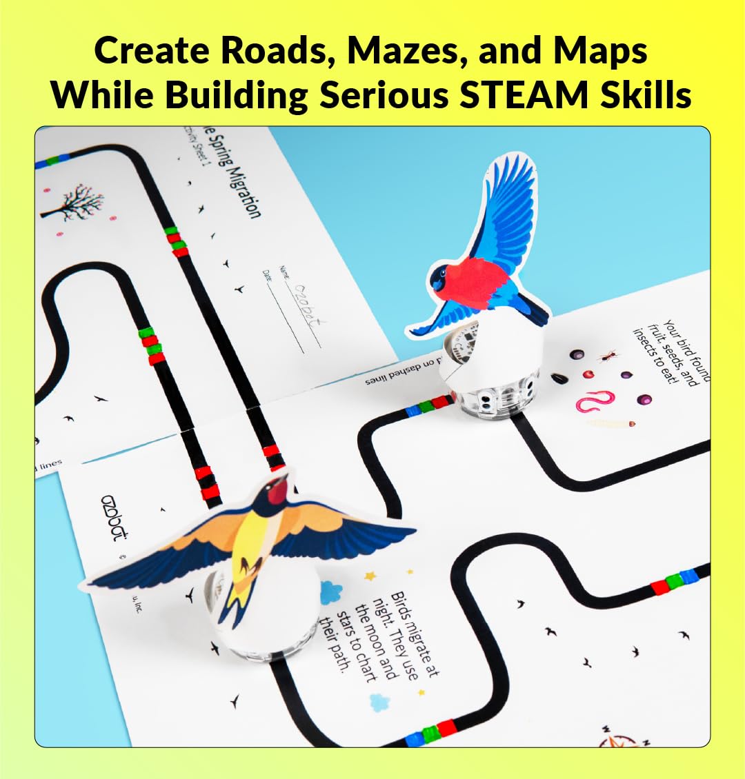 Ozobot Color Coding Markers — Dual-Sided 5-Pack for Creative STEM Education (Ages 6+)