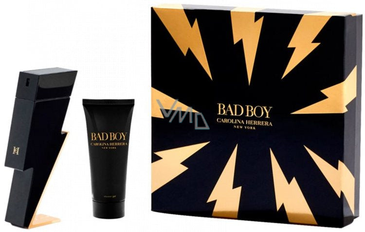 Carolina Herrera Bad Boy Gift Set 100ml EDT + 100ml Shower Gel