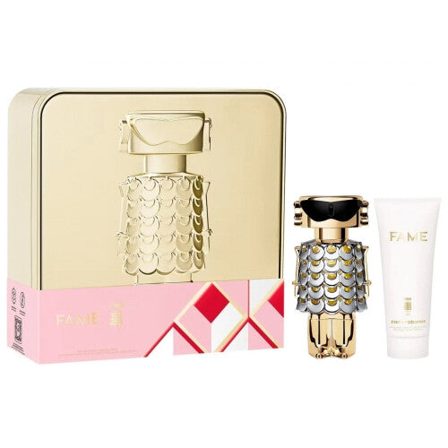 Paco Rabanne Fame Gift Set 50ml EDP + 75ml Body Lotion Women's Fragrance
