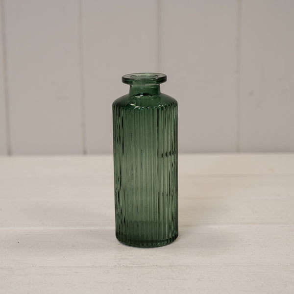 Green Glass Bottle D5.2 x H13.2cm Weight-520g