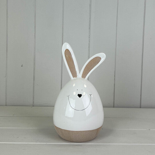 Ceramic White Rabbit H22.5cm D12.2cm Weight-589g