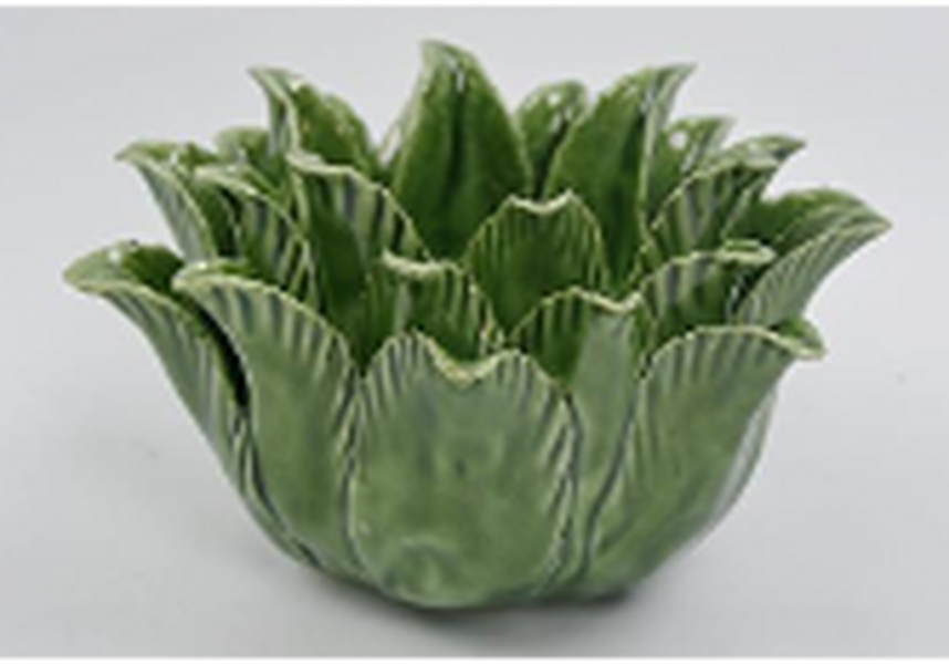 Green Flower Ornament