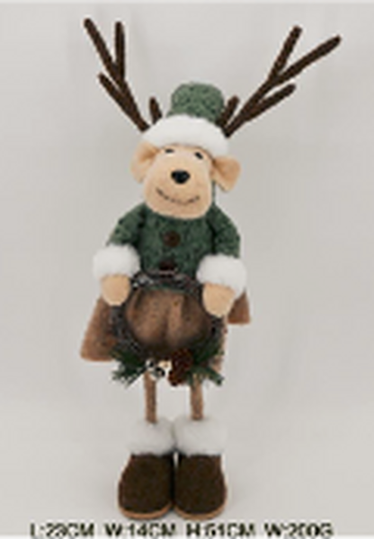 Felt Standing Elk Female