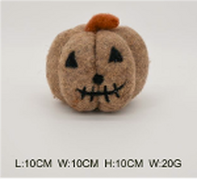 Felt Natural Halloween Pumpkin Small