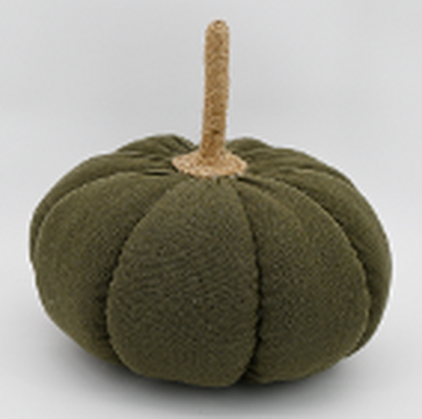 Green Fabric Pumpkin