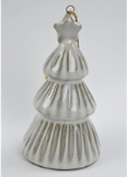 Natural Ceramic Standing/Hanging Christmas tree Ornament