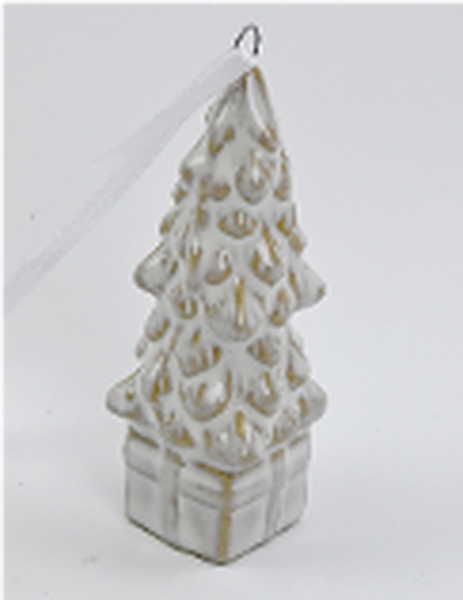 Hanging Ceramic Natural Christmas Tree