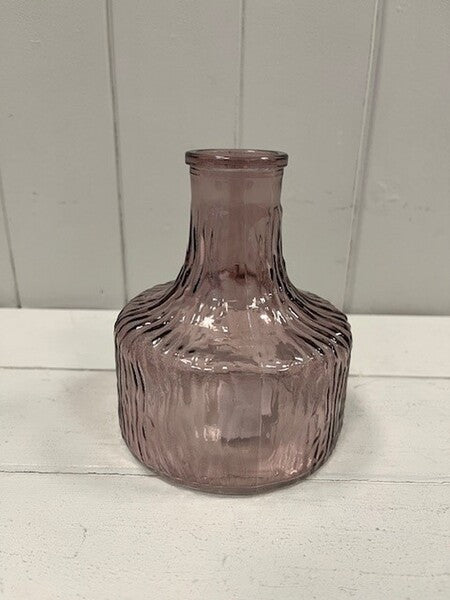 Amethyst Decorative Glass Bottle 11cm x 11cm x 13cm