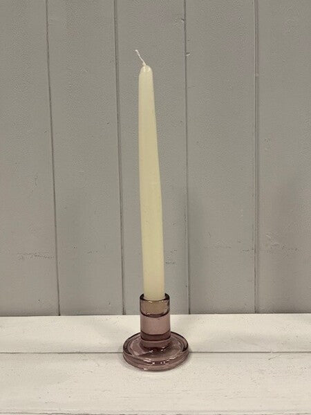 Amethyst Smooth Small Candle Holder 7cm x 7cm x 5.8cm