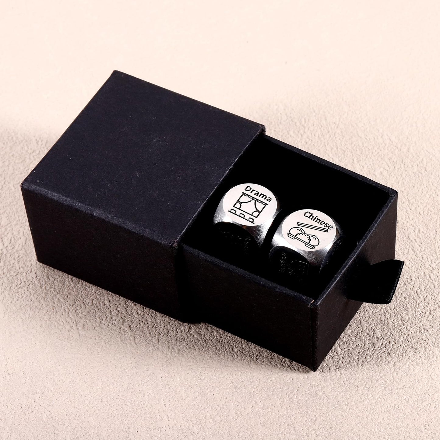 Paginafr 2PCS Food & Movie Decision Dices – Date Night & Gift Idea