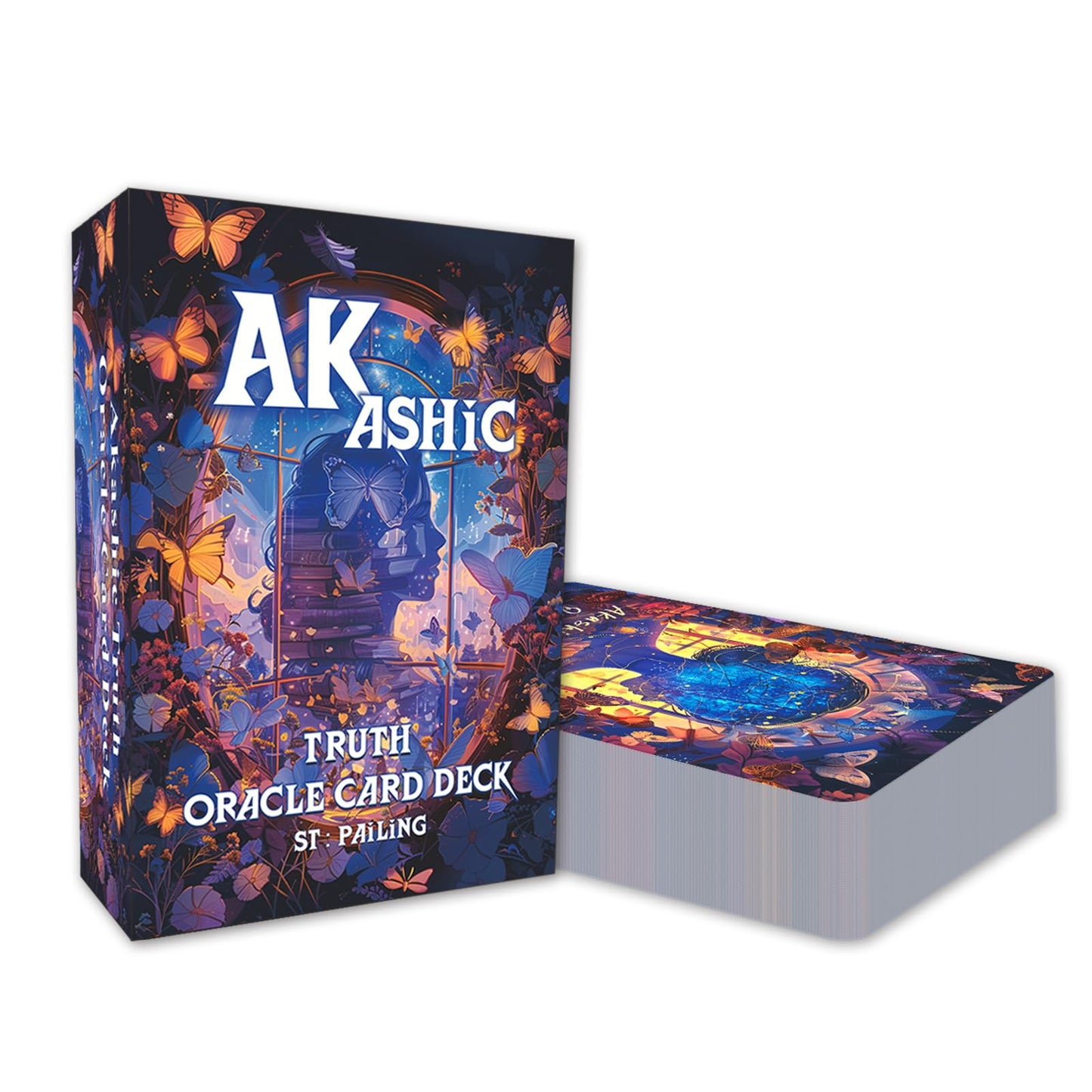 Pailing Akashic Oracle Cards – 75-Card Energy Healing Deck for Beginners & Advanced Readers