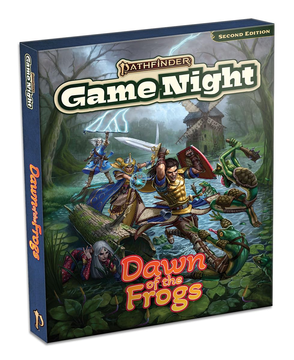 Paizo Dawn of the Frogs Deluxe Adventure – Beginner Pathfinder 2e Starter Set for New Players
