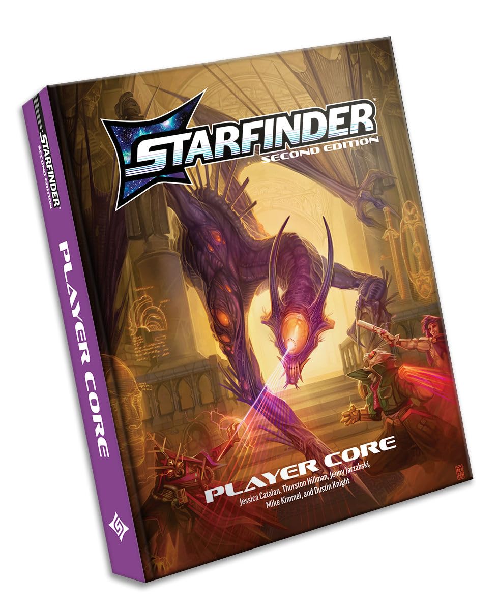 Paizo Starfinder Player Core Second Edition Hardcover – 10 Ancestries, 6 Classes, Complete Rulebook