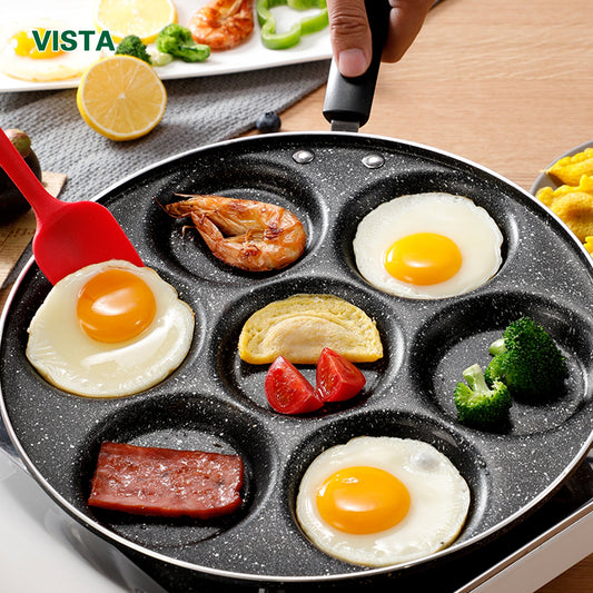 Seven-Hole Non-Stick Egg Frying Pan – Cooking Pan